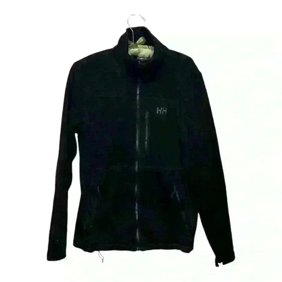 HELLY HANSEN Vintage Knit Jacket Black Men’s size Medium - Picture 3 of 6